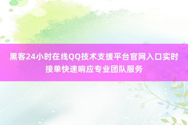 黑客24小时在线QQ技术支援平台官网入口实时接单快速响应专业团队服务