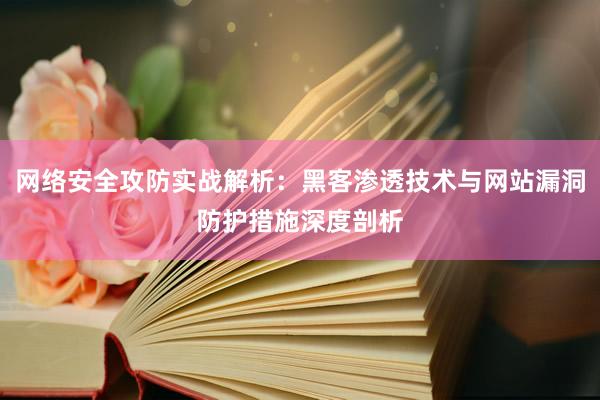网络安全攻防实战解析：黑客渗透技术与网站漏洞防护措施深度剖析